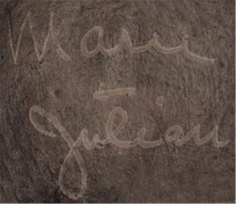 Large San Ildefonso Pueblo Black-on-black Pottery Jar signed Marie—Julian - Image 3 of 4
