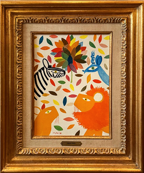 Animals in landscape - Image 1 of 4