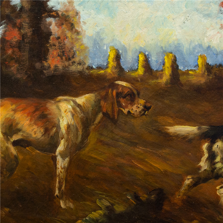 Setter and a Pointer in a Field by Thomas Dalton Beaumont - Image 3 of 4