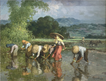 Planting Rice, 1959 - Image 1 of 2