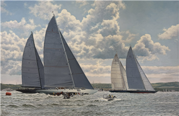 J - Class Regatta Ranger & Lionheart - Image 1 of 2