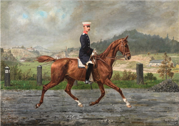 Friedrich Leopold, Prince of Prussia, on Horseback