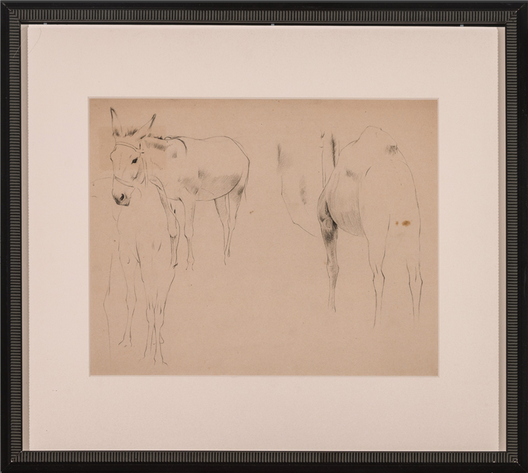 Studies (Gulls, Donkey, Donkey and Camel, at the Trough) (set of four) - Image 4 of 4