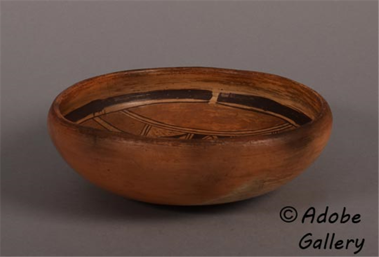 Historic Nampeyo of Hano Bowl with Pahlikmana Katsina Design - Image 2 of 3