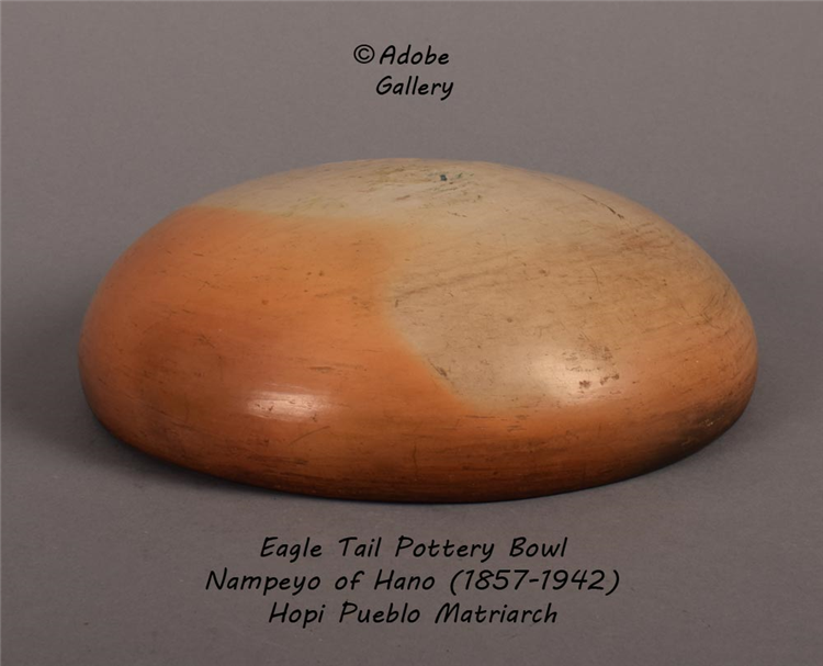 Historic Nampeyo of Hano Bowl with Pahlikmana Katsina Design - Image 3 of 3