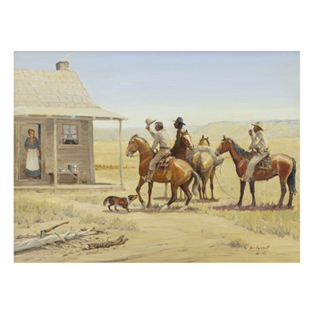 Visitors by Jim Carkhuff - Image 1 of 4