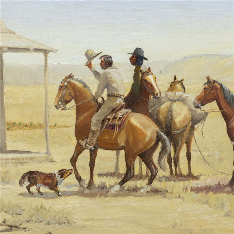 Visitors by Jim Carkhuff - Image 3 of 4