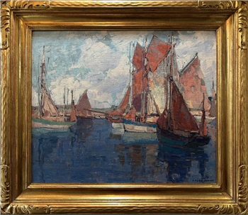 French Tuna Boats, Concarneau, France, circa 1923