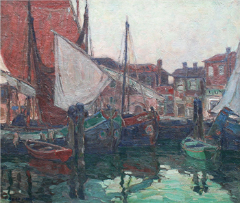 Italian Cargo Boats at Rest - Image 1 of 2