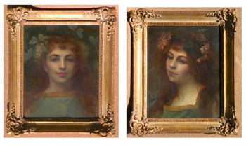 Butterfly Girl /  Contemplation  (Pair) - Image 1 of 3