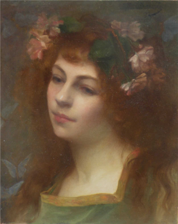 Butterfly Girl /  Contemplation  (Pair) - Image 3 of 3