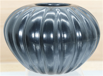 Polished Blackware Mellon Jar - Image 1 of 3