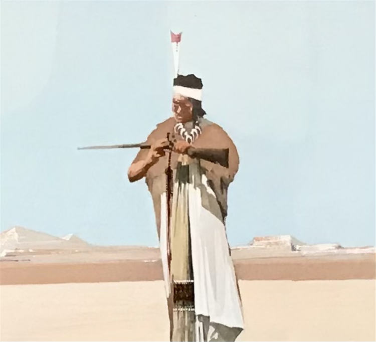 Mural Study Plains Indian (Untitled) - Image 2 of 3