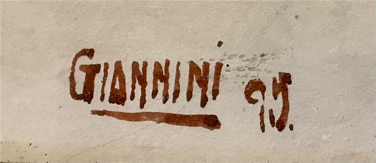 Mural Study Plains Indian (Untitled) - Image 3 of 3