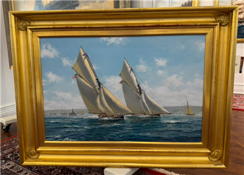 America’s Cup 1885 Puritan vs Genesta - Image 1 of 4
