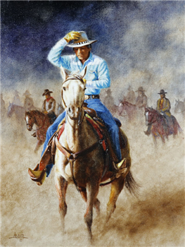 Navajo Cowboy - Image 1 of 4