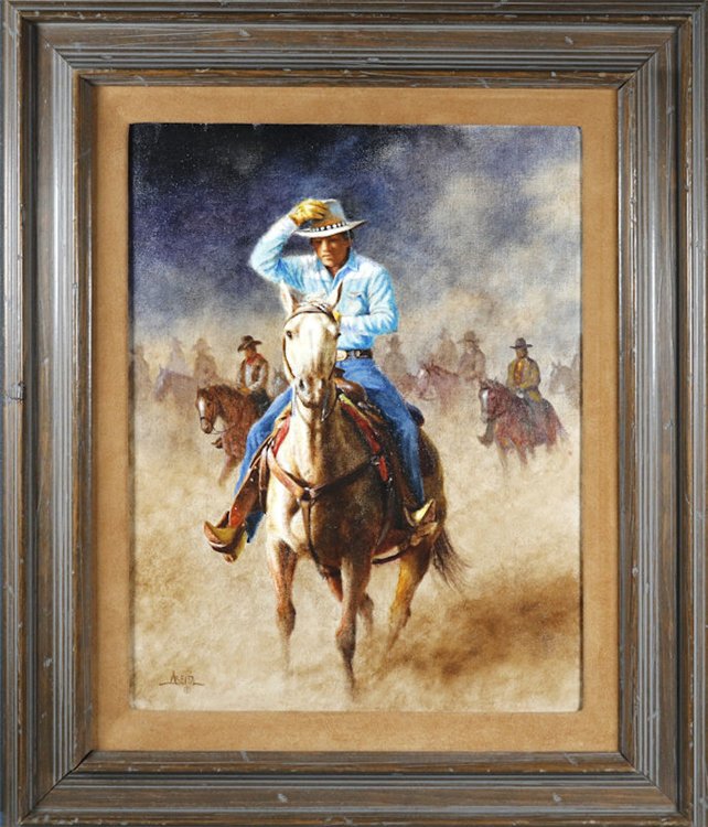 Navajo Cowboy - Image 2 of 4