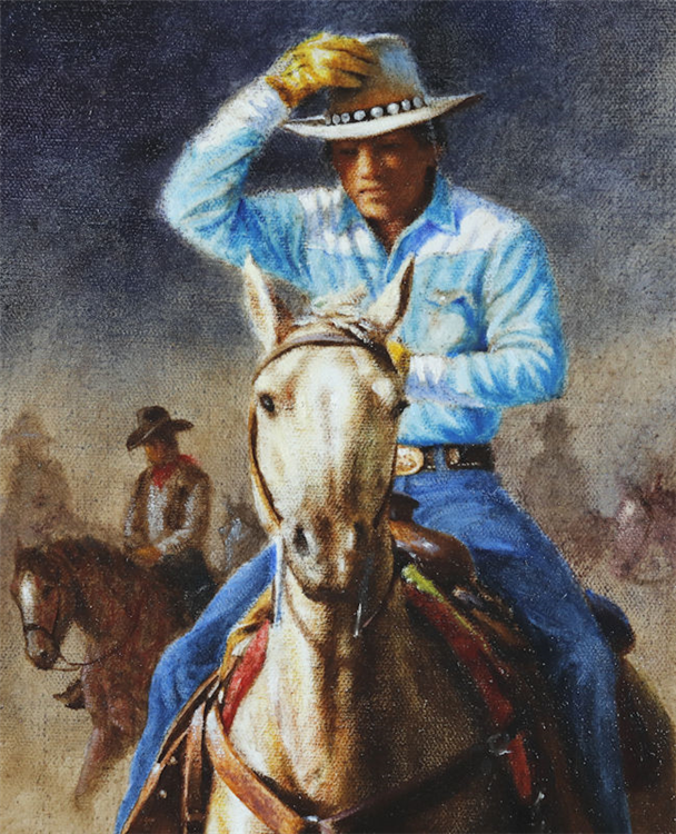 Navajo Cowboy - Image 3 of 4