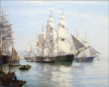 THE U.S. CLIPPER SHIP FLYING FISH