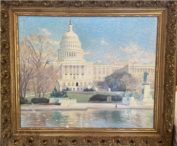 The capitol in Spring