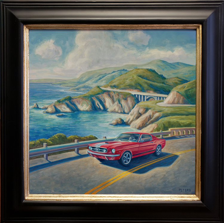 Red Mustang, Bixby Bridge - Image 3 of 4