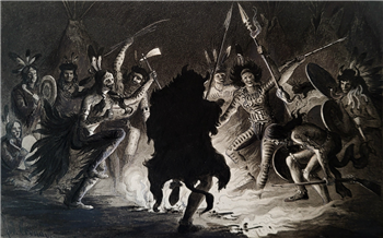 War Dance of the Dakotas Performed at Standing Rock Reservation, Sept. 1881