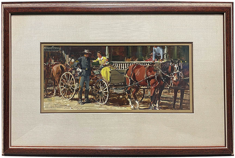 Horse and Cart - Image 2 of 2