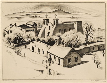 New Mexican Village - Image 1 of 2