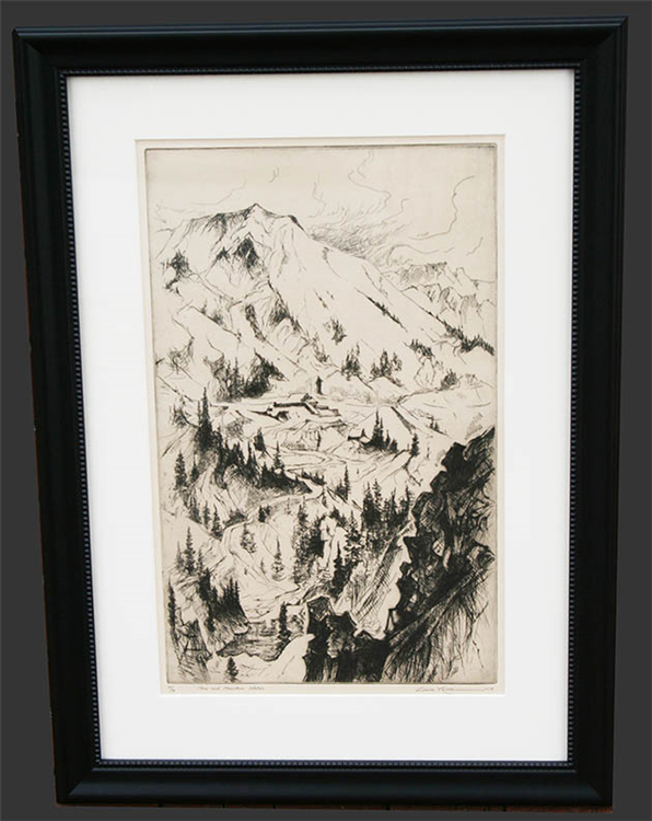 Mine and Mountain Sketch - Image 2 of 2
