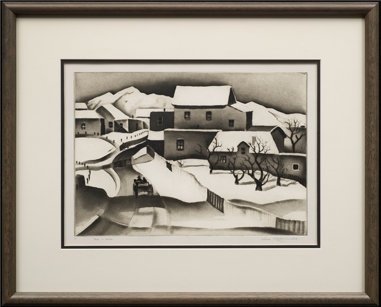 Taos in Winter - Image 2 of 2