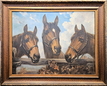 “Thoroughbreds Say Hello” - Image 1 of 4