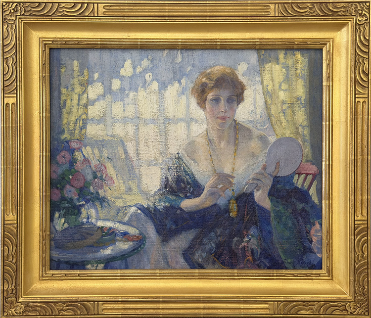 Seated Woman with a Fan - Image 2 of 2