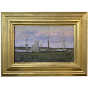 Oyster Boats at Sunrise - Image 1 of 4