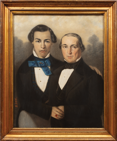 Jules Lion (French/American, 1806-1866), "Asher Moses Nathan and Son"
