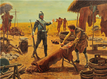First Tanner in America, Advertisement for the American Cynamid Company - Image 1 of 2