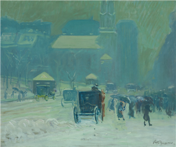 Park Street Church in Winter - Image 1 of 4