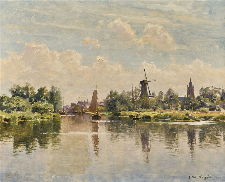 Dutch Sloop Departing - Image 2 of 2