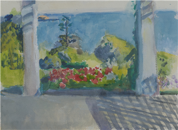 Looking out to Sea from Piazza - Image 1 of 3