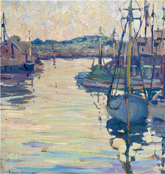 Evening Light, Gloucester Harbor - Image 1 of 3
