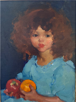 "Girl With Fruit" - Image 1 of 4