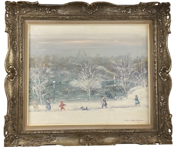 Sledding in Central Park