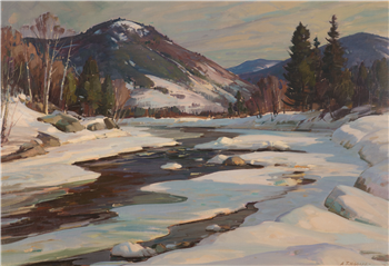 Icy River (West River, Vermont) - Image 1 of 4