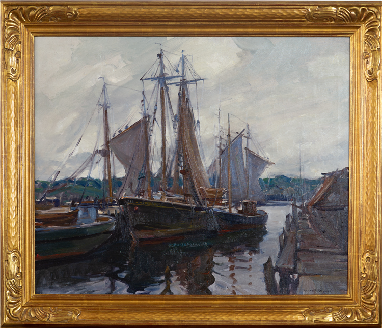 Schooners at Dock - Image 2 of 4