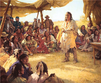 Paper That Talks Two Ways - The Treaty Signing