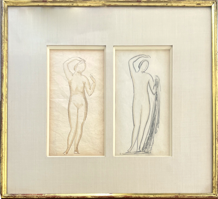 2 Drawings for Sculpture - Image 2 of 3