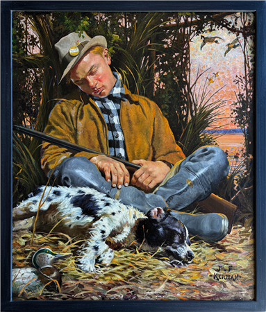 Kernan: Hunter and Dog Asleep