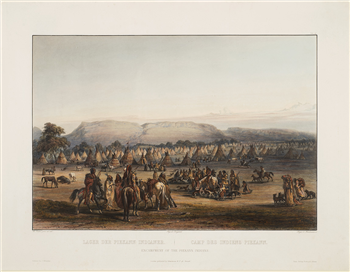 Encampment of the Piekann Indians - Image 1 of 2