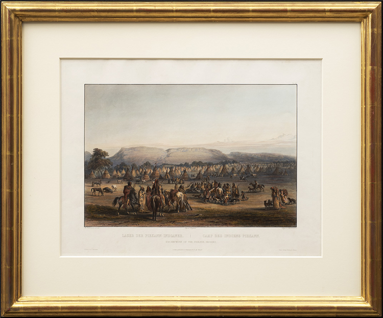 Encampment of the Piekann Indians - Image 2 of 2