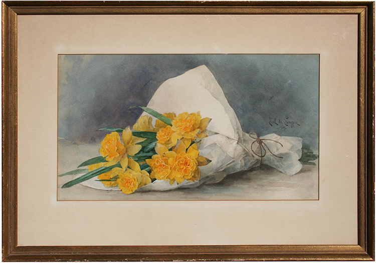 Still Life of Yellow Flowers - Image 2 of 2
