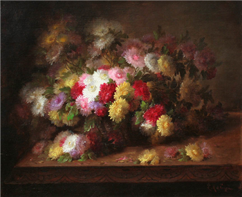 Still life with Flowers - Image 1 of 2